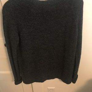 abercrombie and fitch sweater with gold zipper